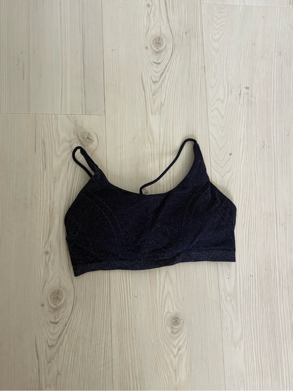 Fabletics Sparkle Bra - Navy Blue